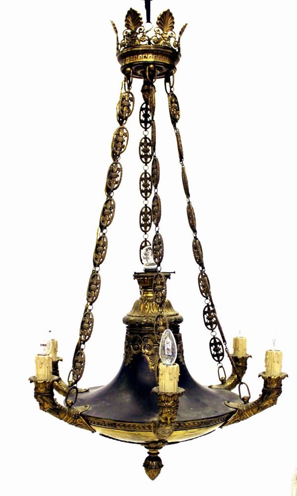 



Lampadario, in stile Impero