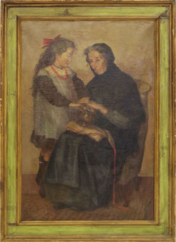 Scuola italiana, inizi sec. XX  - Asta COLLECTIBLES, Mobili, Arredi e Dipinti dal secolo XVI al XX - Poggio Bracciolini Casa d'Aste