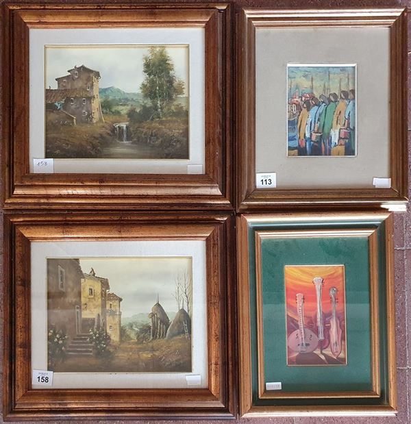 Scuola italiana, sec. XX  - Asta COLLECTIBLES, Mobili, Arredi e Dipinti dal secolo XVI al XX - Poggio Bracciolini Casa d'Aste
