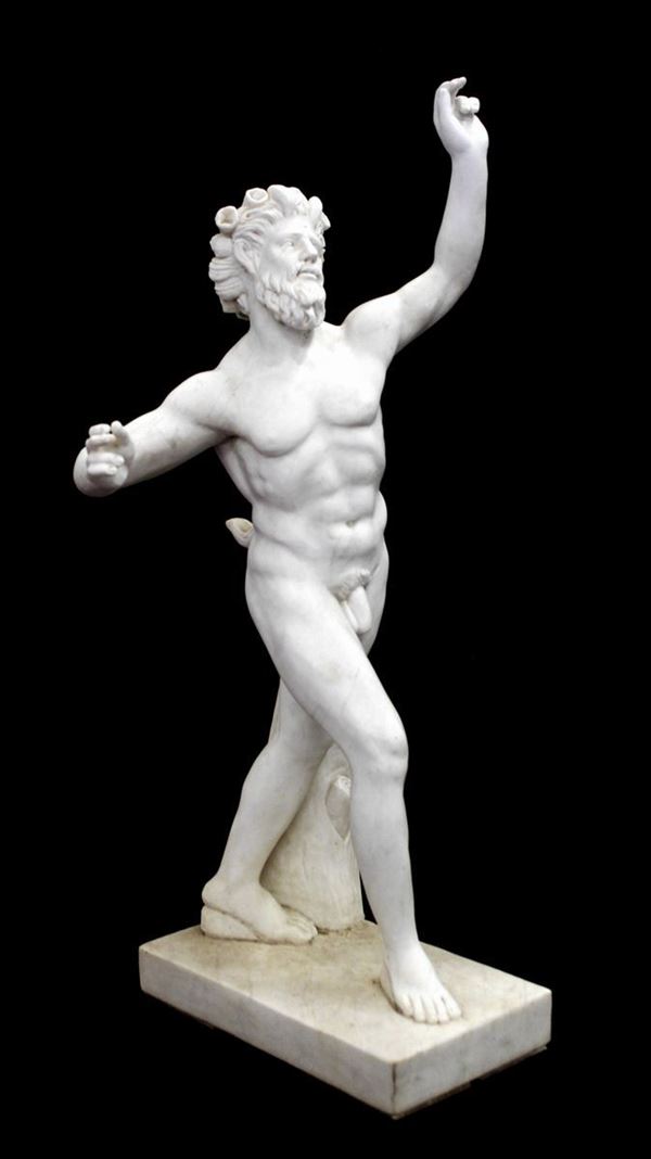 Fauno danzante, sec. XX  - Asta COLLECTIBLES, Mobili, Arredi e Dipinti dal secolo XVI al XX - Poggio Bracciolini Casa d'Aste