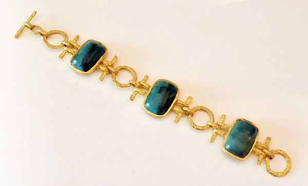 



BRACCIALE IN ORO 18 KT E MALACHITE