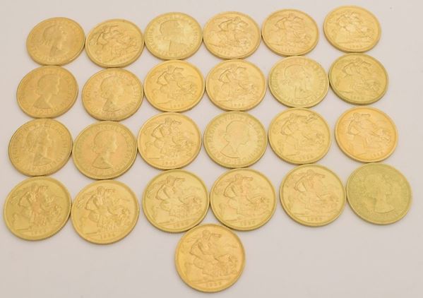 



GRAN BRETAGNA VENTICINQUE STERLINE   - Asta GIOIELLI, ARGENTI E MONETE - Poggio Bracciolini Casa d'Aste