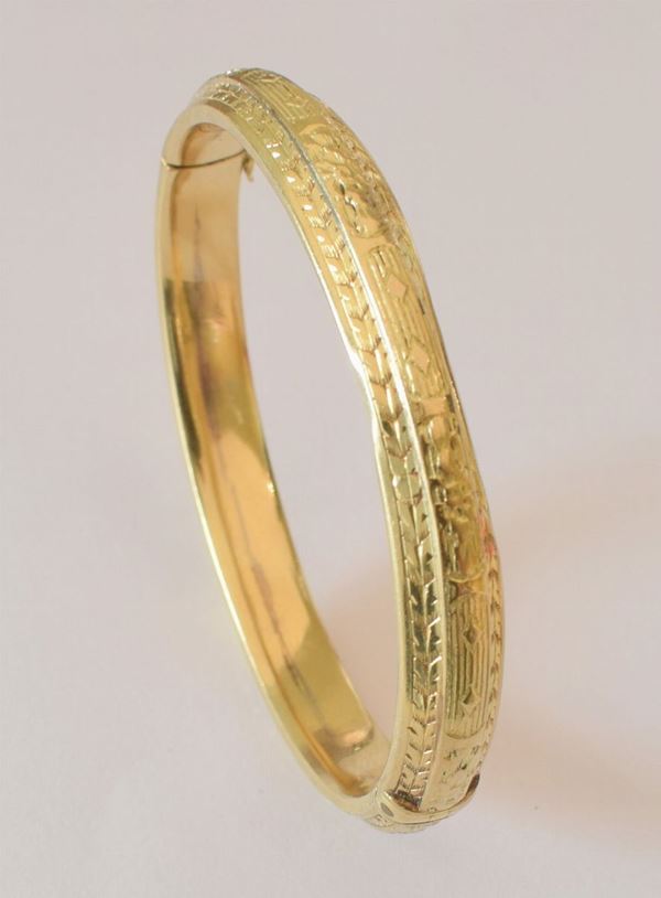 



BRACCIALE RIGIDO IN ORO GIALLO 18KT
