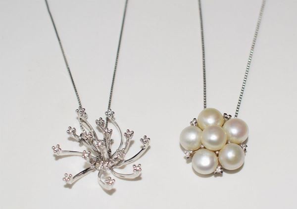 



MILUNA , COLLANA IN ORO BIANCO 18KT