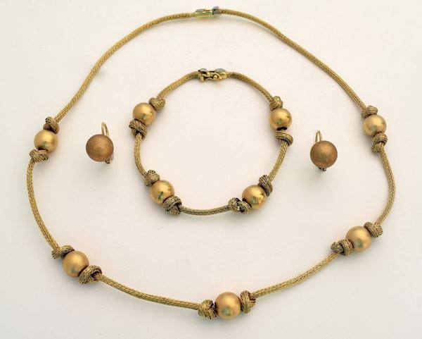 



PARURE IN ORO GIALLO 18KT 