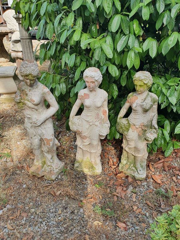 Tre sculture, sec. XX 