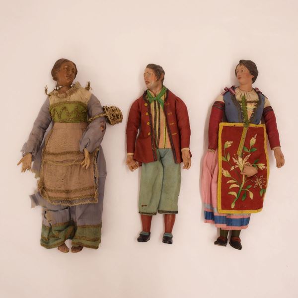 



Tre sculture, sec. XVIII