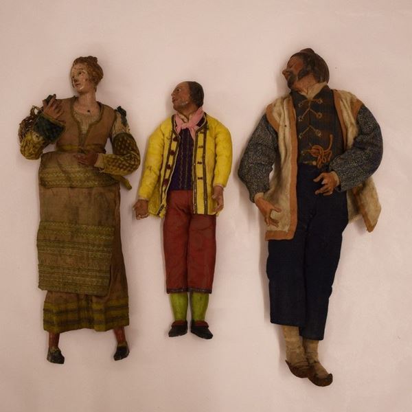 



Tre sculture, sec. XVIII