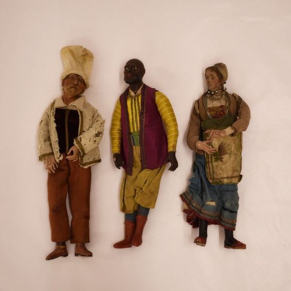 



Tre sculture, sec. XVIII