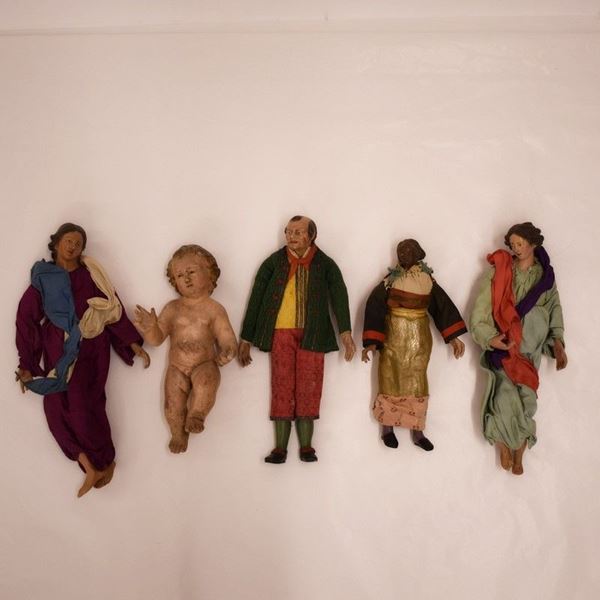 



Cinque sculture, sec. XVIII