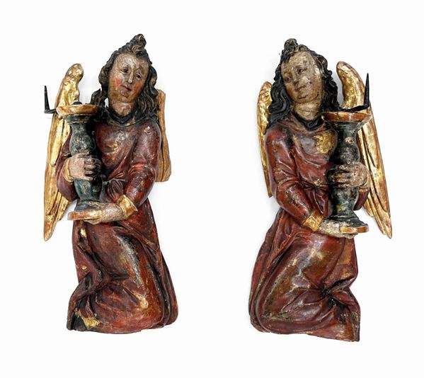 Coppia intagli, sec. XVII  - Asta MOBILI, ARREDI E OGGETTI D'ARTE - Poggio Bracciolini Casa d'Aste