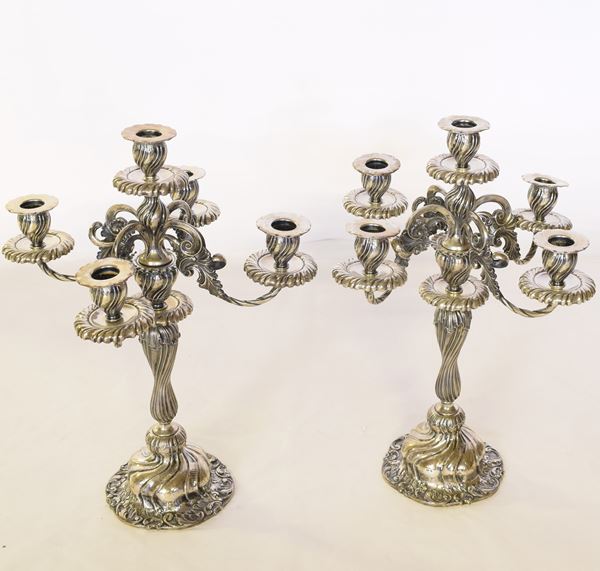 



COPPIA DI CANDELABRI SEC. XX