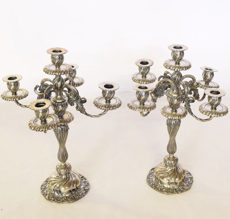 Coppia di Candelabri Sec. XX