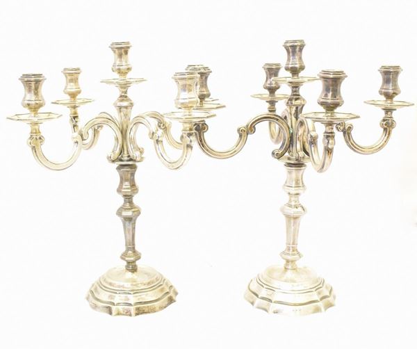 



COPPIA DI CANDELABRI SEC. XX
