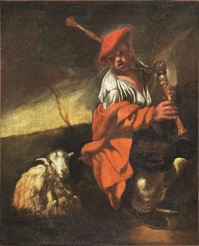 Scuola Genovese, da Giovanni Francesco Castiglione Sec. XVII