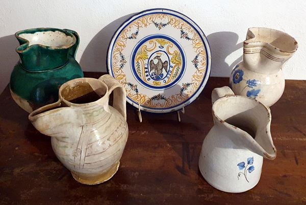 



Alzata e quattro brocche, sec. XVIII e XIX   - Asta MOBILI, ARREDI E OGGETTI D'ARTE - Poggio Bracciolini Casa d'Aste