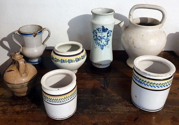 Albarello, sec. XIX   - Asta MOBILI, ARREDI E OGGETTI D'ARTE - Poggio Bracciolini Casa d'Aste
