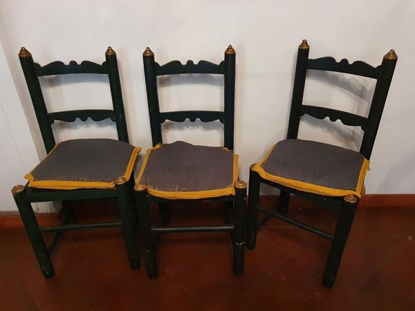



Dieci sedie, Toscana, secolo XIX