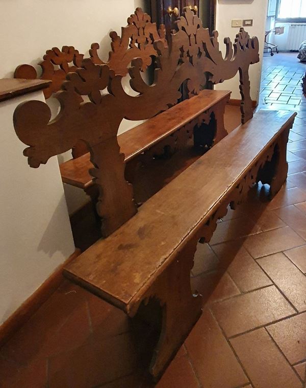 



Coppia di panche da ingresso, Toscana, secolo XVIII   - Asta MOBILI, ARREDI E OGGETTI D'ARTE - Poggio Bracciolini Casa d'Aste
