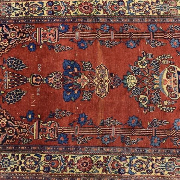 Tappeto persiano, sec. XX  - Asta MOBILI, ARREDI E OGGETTI D'ARTE - Poggio Bracciolini Casa d'Aste