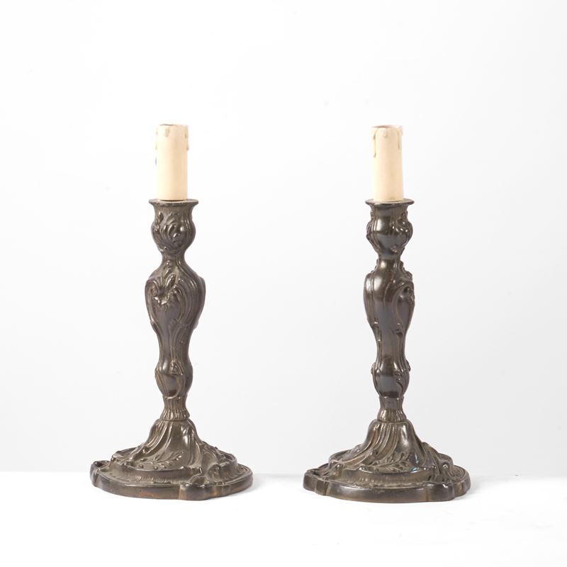 Coppia di Candelieri, Sec. XIX