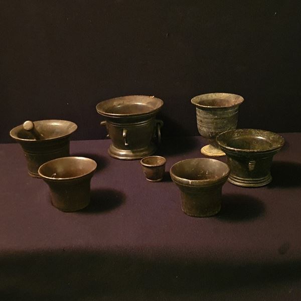 



Sette mortai, secc. XVII&nbsp; e XVI