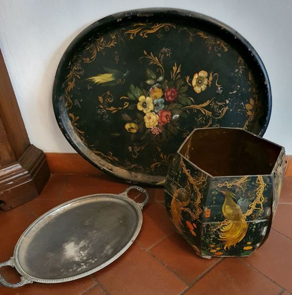 Grande vassoio, secolo XIX