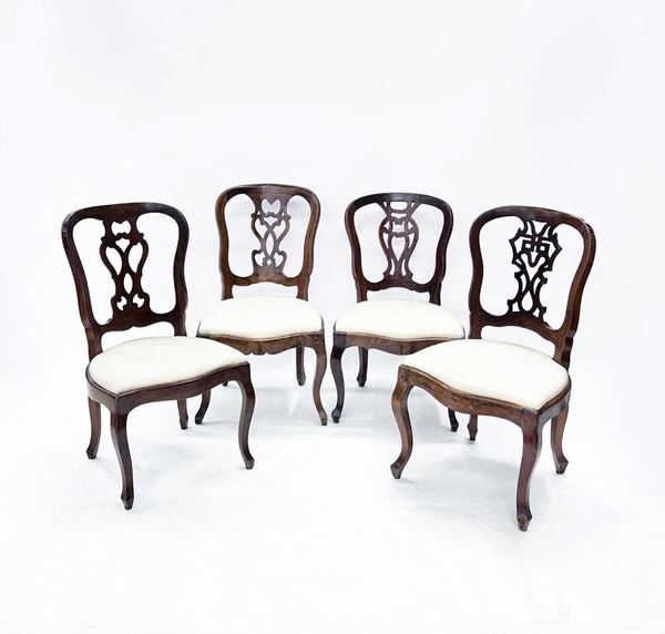 



Quattro sedie, sec. XVIII