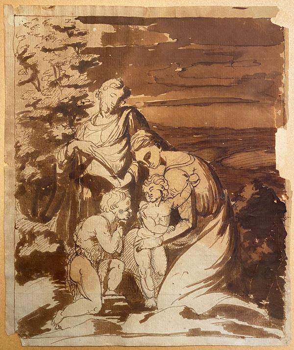 Artista italiano del sec. XIX secolo  - Asta DIPINTI DAL XVI AL XX SECOLO - Poggio Bracciolini Casa d'Aste