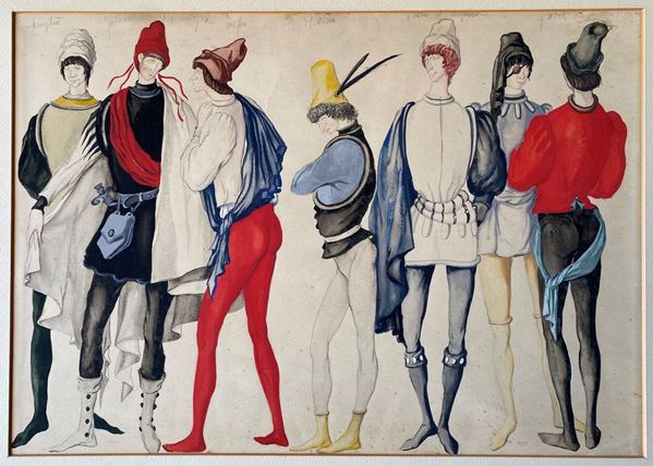 Artista del sec. XX  - Asta DIPINTI DAL XVI AL XX SECOLO - Poggio Bracciolini Casa d'Aste