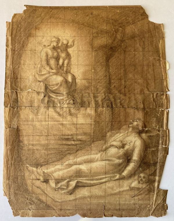 Artista del sec. XIX   - Asta DIPINTI DAL XVI AL XX SECOLO - Poggio Bracciolini Casa d'Aste