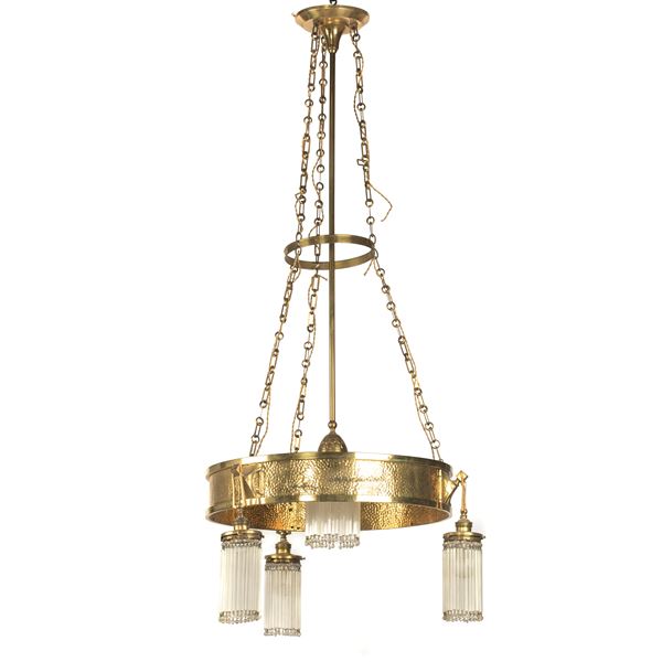



Lampadario, sec. XX  - Asta Arredi, mobili e dipinti da proprietà toscane - Poggio Bracciolini Casa d'Aste