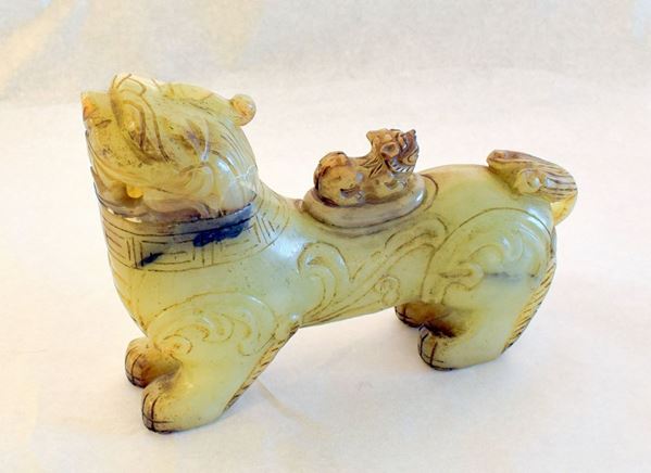 



Scultura in giada Erusset , sec. XX
