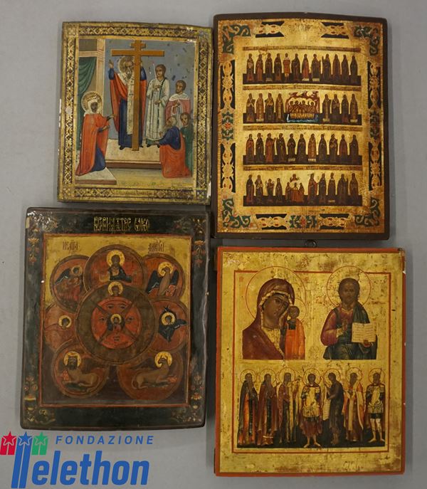 Scuola russa, sec. XIX/XX  - Asta Dipinti, stampe e disegni dal XVII al XXI secolo - Poggio Bracciolini Casa d'Aste