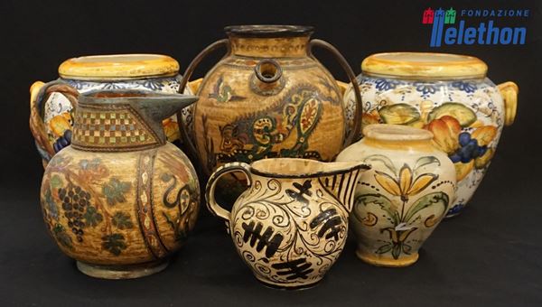 Coppia di cache-pots, sec. XX