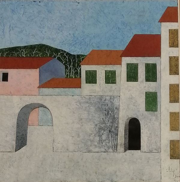 Scuola del sec. XX  - Asta DIPINTI ANTICHI E DEL SECOLO XIX - Poggio Bracciolini Casa d'Aste