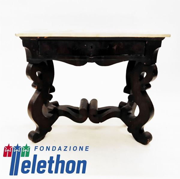 Consolle, metà sec. XX  - Asta MOBILI, ARREDI E OGGETTI D'ARTE - Poggio Bracciolini Casa d'Aste