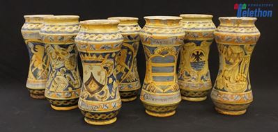Undici Albarelli, Sicilia, Sec. XIX