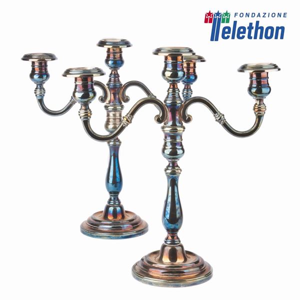 



COPPIA DI CANDELABRI, SECOLO XX