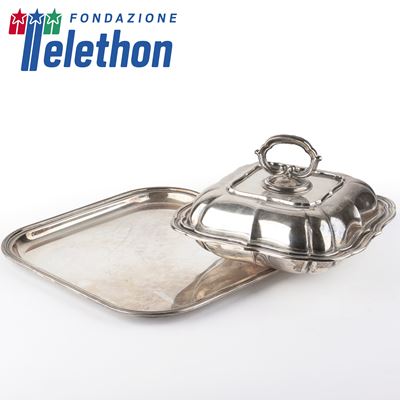 Legumiera, Vassoio Quadrato e Tre Vaschette, Secolo XX