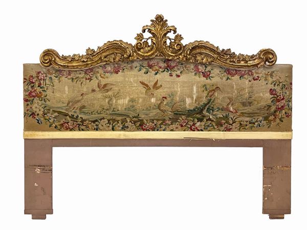 Testiera di letto, sec. XVIII  - Asta MOBILI, ARREDI E OGGETTI D'ARTE - Poggio Bracciolini Casa d'Aste