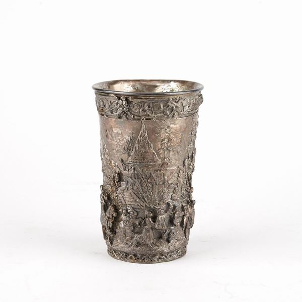 BICCHIERE, FINE SECOLO XIX  - Asta GIOIELLI E ARGENTI - Poggio Bracciolini Casa d'Aste