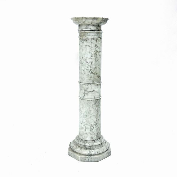 Colonna portavaso, sec. XIX