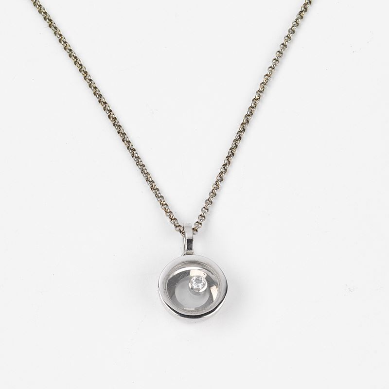 Collana Girocollo con Pendente Chopard in Oro 18kt