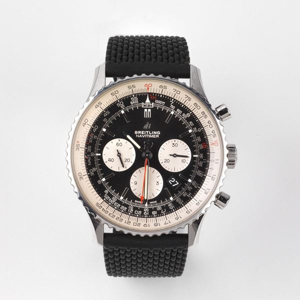 OROLOGIO DA POLSO BREITLING NAVITIMER CHRONO IN ACCIAIO