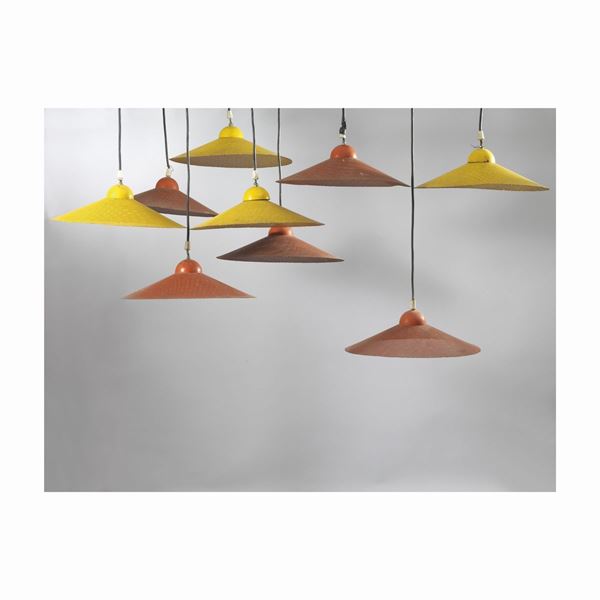 NOVE LAMPADE A SOSPENSIONE