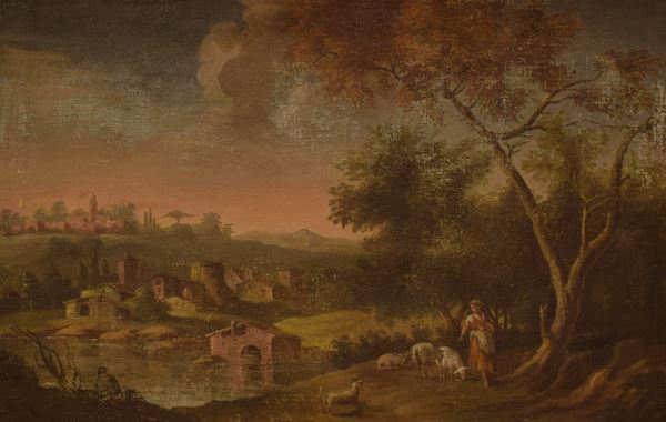 Scuola italiana, sec. XX  - Asta DIPINTI  ANTICHI E DIPINTI DEL SECOLO XIX - Poggio Bracciolini Casa d'Aste