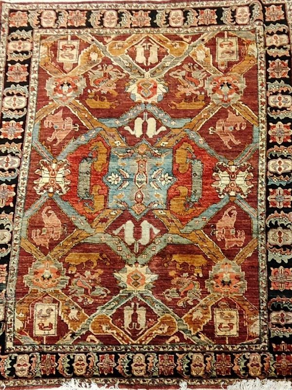 Tappeto persiano, inizi sec. XX  - Asta ANTIQUARIATO: ARREDI MOBILI E OGGETTI D'ARTE - Poggio Bracciolini Casa d'Aste