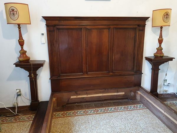 Letto matrimoniale in stile Rinascimento 