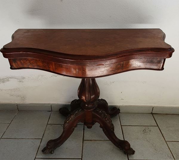Tavolo da gioco, Inghilterra, sec. XIX 